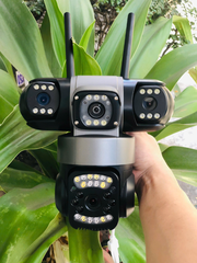 Siêu camera Ngoài trời Yoosee 3 mắt kép PA40L  MÁY BAY BLACK - Mẫu đặc biệt ( PA40L )