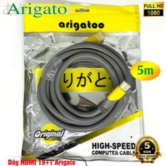 Dây HDMI ARIGATO 19+1 chuẩn 2.0 dài 5M