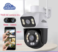 Camera PTZ 2 mắt lens Vitacam Dz8000 - 4MP