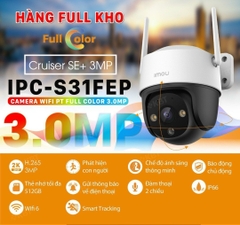 Camera Wifi IMOU S31FEP 2K 3MP (SE+ | Outdoor | FullColor | Tích hợp LOA, đàm thoại 2 chiều)