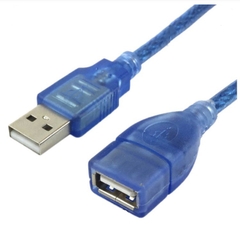 Dây USB nối dài màu xanh, chống nhiễu dài 3M