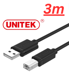 Dây USB máy In dài 3M UNITEK Y-C420 - FV