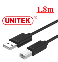 Dây USB máy In dài 1.8M UNITEK Y-C419 - FV