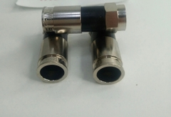 Rắc f5 nén (Conector RG6) màu đen không có chữ