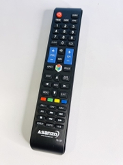 Remote tivi ASANZO TV106 | 3D dài, nút lục giác (có mạng) –| XLL22