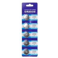 5 Pin cúc áo CR2032 Lithium 3V dùng cho các thiết bị điện tử.