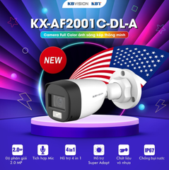 Camera KBVison HD Analog Full Color 2MP KBVISION KX-AF2001C-DL-A