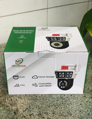 Camera Wifi Yoosee 10MP 2 khung hình Q44D  Đèn báo động đỏ | Ngoài trời | 2 ống kính 2 khung hình (Loại A)