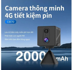 Camera 4G Vstarcam CB70 Dùng Pin , Sim 4G