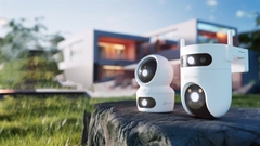 Camera 4G + Wifi EZVIZ H9C (5MP+5MP,4G) - Hỗ trợ mạng kép linh hoạt, 2 mắt camera 2 khung hình độc lập - Outdoor