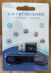 USB Bluetooth 2 in 1 BT Receiver 5.0 (Tốt)