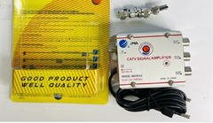 Bộ chia cáp truyền hình có khuếch đại CATV ra 3 Tivi