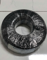 DÂY CÁP 5C RG6 48TIM 100YA, 2 LỚP BẠC (màu đen) Tiêu chuẩn Châu Âu (Cuộn)