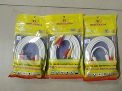 Dây AV 6 đầu HJD-AAV618 1.8 MÉT. Đồng nguyên chất 100% --- Giá áp dụng Hộp 20s, ít hơn +1k