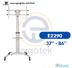 Khung treo tivi di động E2290 - xoay ngang/ dọc (Thương hiệu: Ergotek | 37''-86''| 82x30x23cm | 17kg )