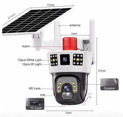 Camera 4G Vstarcam BG661TR 3 Khung Hình+Solal Năng Lượng --- Dùng Sim 4G , Solar
