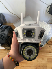 Camera Wifi 3 mắt 3 khung hình 12MP YOOSEE Q54D - phiên bản mới của mã có loa