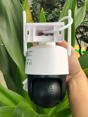Camera Wifi Yoosee 10MP 2 khung hình Q44D  Đèn báo động đỏ | Ngoài trời | 2 ống kính 2 khung hình (Loại A)