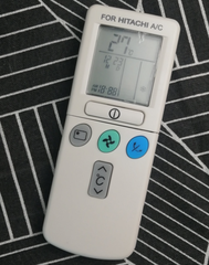Remote máy lạnh Hitachi ML70 - Nút quạt xanh