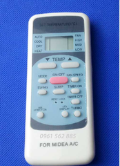 Remote máy lạnh Midea ML95 - Nền xanh