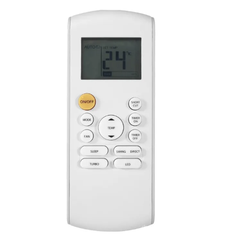 Remote máy lạnh BEKO ML155 - Nhỏ trắng nút cam
