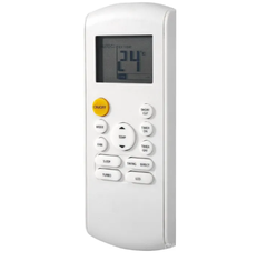Remote máy lạnh BEKO ML155 - Nhỏ trắng nút cam