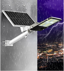 Đèn năng lượng mặt trời VD13200 - Đèn đường 200W - Tấm pin 60x35cm - Bảo hành chính hãng 2 năm