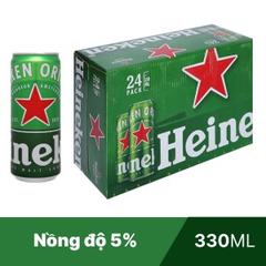Thùng 24 lon bia Heineken (Hà Lan)