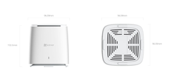 Bộ phát Wi-Fi Mesh 6 Ezviz CS-W3R-R100-X1G8GM, chuẩn AX1800, dùng bổ trợ sóng wifi cho Camera Ezviz