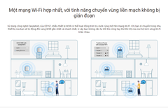Bộ phát Wi-Fi Mesh 6 Ezviz CS-W3R-R100-X1G8GM, chuẩn AX1800, dùng bổ trợ sóng wifi cho Camera Ezviz