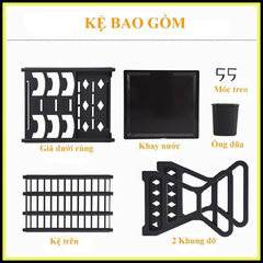 KỆ NHỰA ĐỂ BÁT ĐĨA 2 TẦNG NHỎ GỌN, GIÁ ÚP CHÉN ĐĨA HÌNH CHỮ X (T25) (CÁI)