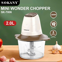 MÁY XAY THỊT 300W 2.0L SOKANY SK-7006 (T20) - (CÁI)