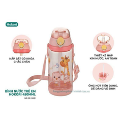 VIỆT NHẬT: BÌNH NƯỚC TRẺ EM 450ML HOKORI - MÃ 0081 (CÁI)