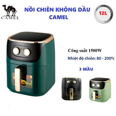 12-13LÍT TEM CHUẨN NỘI ĐỊA TRUNG : NỒI CHIÊN KHÔNG DẦU CAMEL 12L-13L (T1) (CÁI)