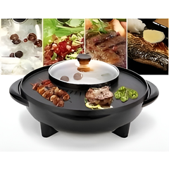 NỒI LẨU ĐIỆN 2 CHỨC NĂNG KENSONI BBQ + HOT POT