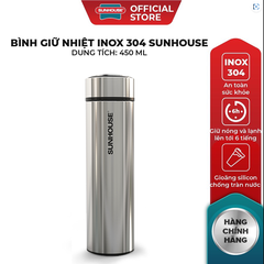 BÌNH GIỮ NHIỆT INOX 304 SUNHOUSE 450ML KS-TU450I (BH 1 ĐỔI 1 CHÍNH HÃNG) (CÁI)