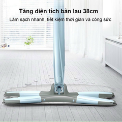 CÂY LAU NHÀ CHỮ X THÔNG MINH ĐẦU XOAY 360 ĐỘ TIỆN ÍCH CÓ BÔNG LAU (T40) (CÁI)