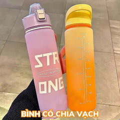 EVER: BÌNH ĐỰNG NƯỚC 1L DỄ THƯƠNG NHỎ GỌN CÓ VẠCH BÁO GIỜ UỐNG NƯỚC(T60) (CÁI)