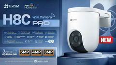 Camera Wi-Fi Ngoài Trời Ezviz 5MP H8c Pro 3K | Thùng 12c | Ra mắt Q3.2024