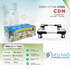 Chân đỡ đa năng CDN 480mm - 600mm (Máy giặt - Tủ Lạnh) Chánh Phát Loại 2 (Full Vat)