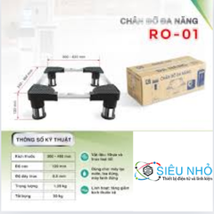 Chân đỡ đa năng RO-01 (Máy lọc nước RO, loa đứng, điều hòa đứng) Chánh Phát (Full Vat)