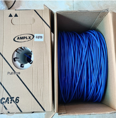 Dây Cáp Mạng AMPLX CAT 6E 0708 305M (Màu Xanh)
