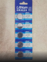5 Pin cúc áo CR2032 Lithium 3V dùng cho các thiết bị điện tử.