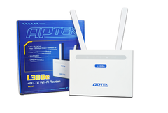 Router Wi-Fi tích hợp 4G LTE APTEK L300e, chuẩn N 300Mbps dành cho gia đình, xe khách, hệ thống Camera..