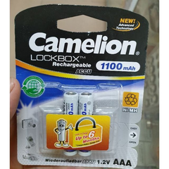 Pin sạc 3A Camelion 1100 mAh (Vỉ 2 viên) - Hộp 12 vỉ