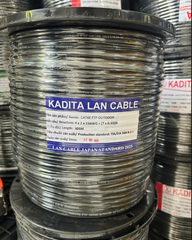 CÁP 6E FTP CHỐNG NHIỄU OUTDOOR CÓ DÂY GIA CƯỜNG KADITA