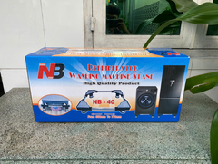 Chân Đỡ Máy Giặt, Tủ Lạnh inox NB-40 (550mm – 770mm) *mẫu mới* có lót cao su chống trượt (NB-40 | Tải trọng: 15kg - 600 Lít )