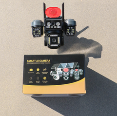 Camera 4 Mắt Năng Lượng Mặt Trời V560- app Hieasy - 4G