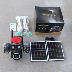 Camera 4 Mắt Năng Lượng Mặt Trời V560- app Hieasy - 4G