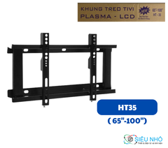 Khung treo tivi CỐ ĐỊNH HT35 (65''-100'') --- Tốt